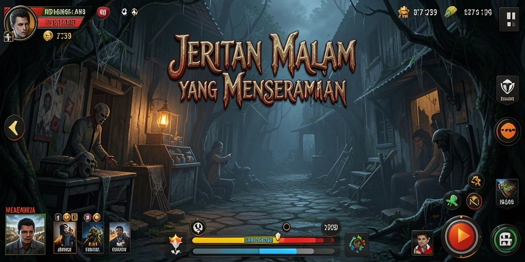 Tangkapan layar gameplay <strong>2739</strong> menampilkan momen menegangkan di dunia kegelapan.