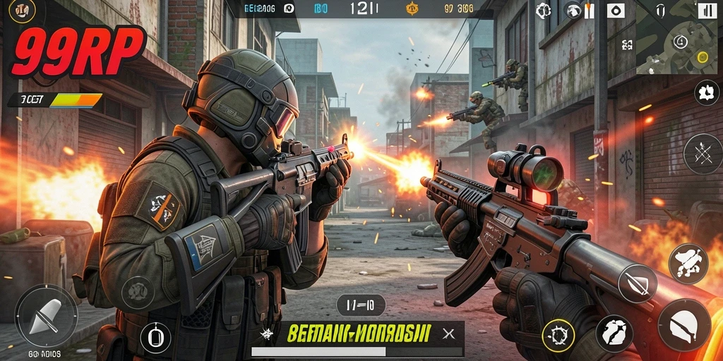 Tampilan gameplay 99RP yang mendebarkan dan strategis.