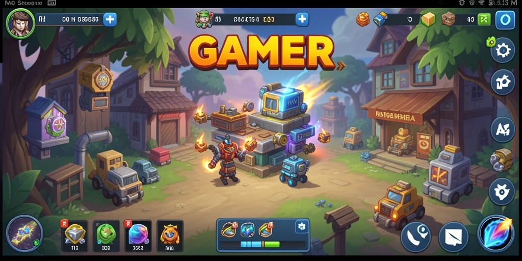 Tampilan gameplay <strong>GAMERP</strong> yang menampilkan aksi Idle yang mengasyikkan.