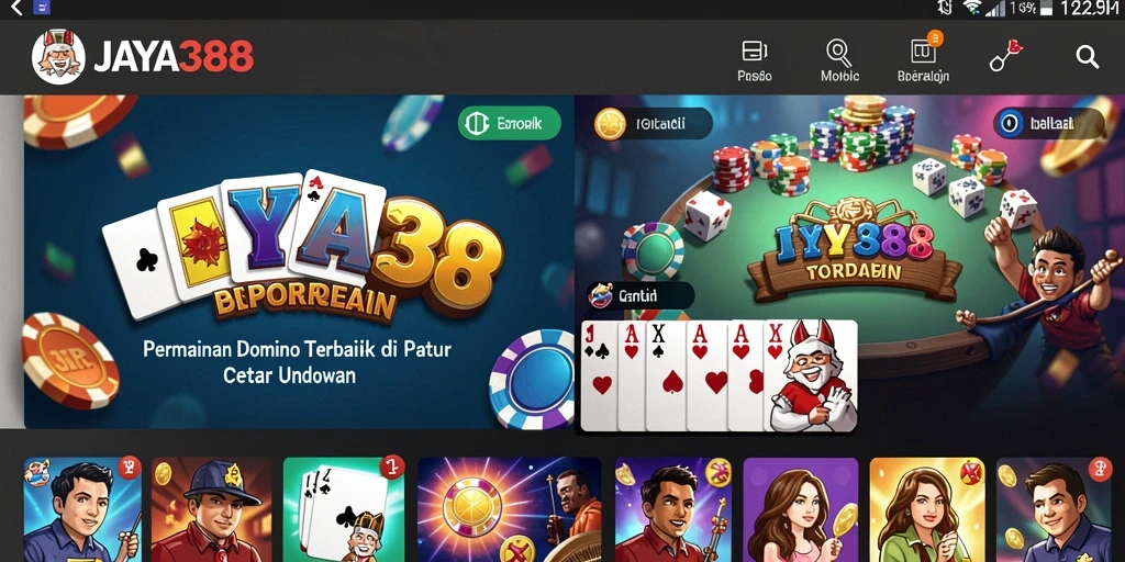 Tampilan gameplay seru dalam aplikasi JAYA388.