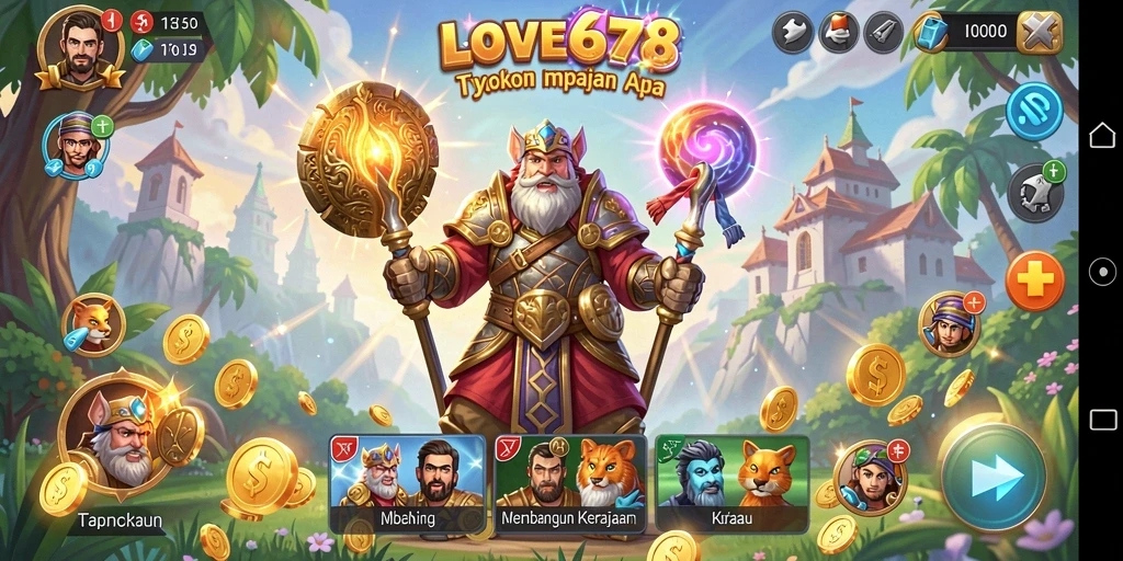 Screenshot gameplay LOVE678 menampilkan strategi Tycoon yang mendebarkan.