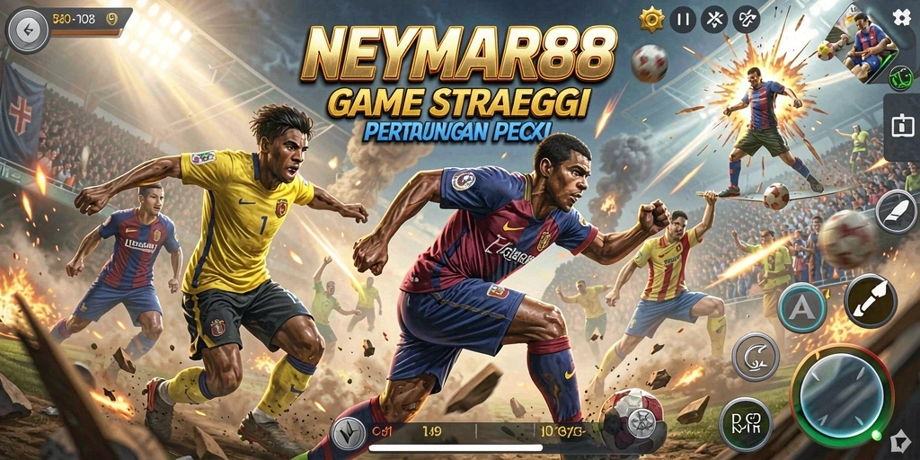 Tampilan gameplay NEYMAR88 yang menarik dan dinamis.