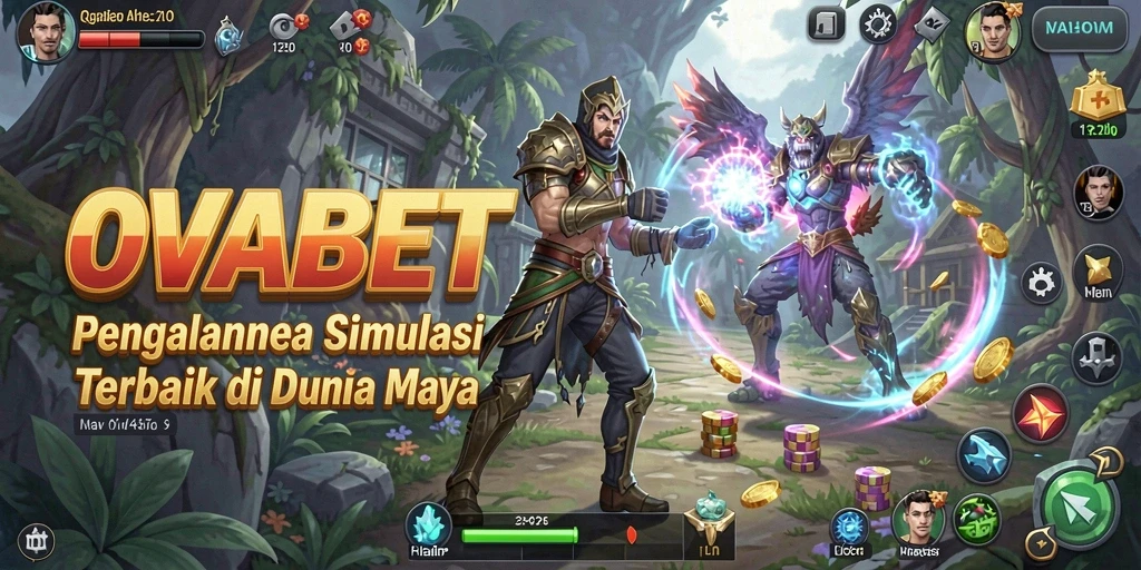 Screenshot gameplay OVABET menunjukkan pengalaman simulasi yang mendalam dan interaktif.
