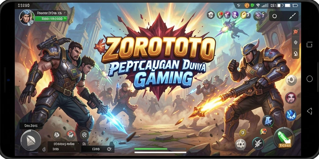 Gameplay ZOROTOTO menampilkan pertarungan mendebarkan dengan karakter yang bervariasi.